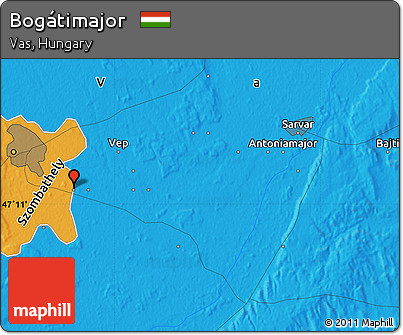 Political Map of Bogátimajor