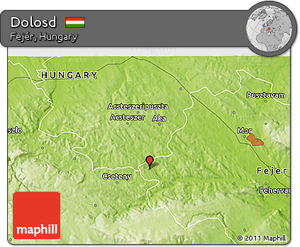 Physical 3D Map of Dolosd