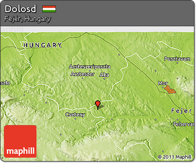 Physical 3D Map of Dolosd