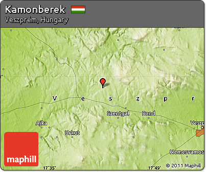 Physical Map of Kamonberek