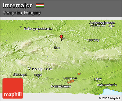 Physical Panoramic Map of Imremajor