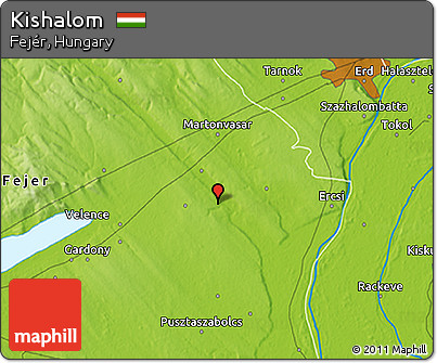 Physical 3D Map of Kishalom