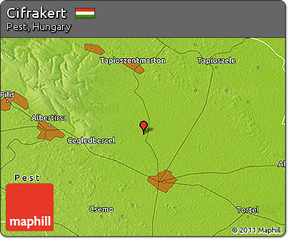 Physical 3D Map of Cifrakert