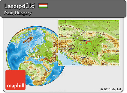 Physical Location Map of Laszipdůlő