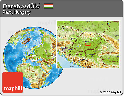 Physical Location Map of Darabosdůlő