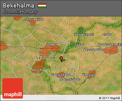Satellite 3D Map of Bekehalma