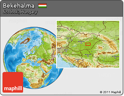 Physical Location Map of Bekehalma