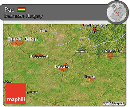 Satellite 3D Map of Pac