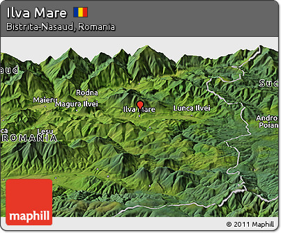 Satellite Panoramic Map of Ilva Mare