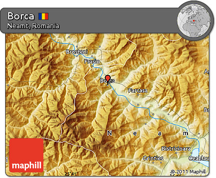 Physical Map of Borca