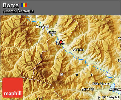 Physical Map of Borca