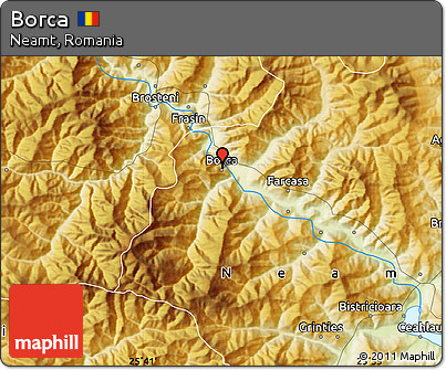 Physical Map of Borca