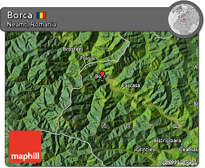 Satellite Map of Borca