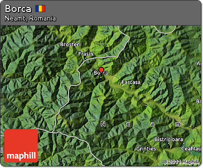 Satellite Map of Borca