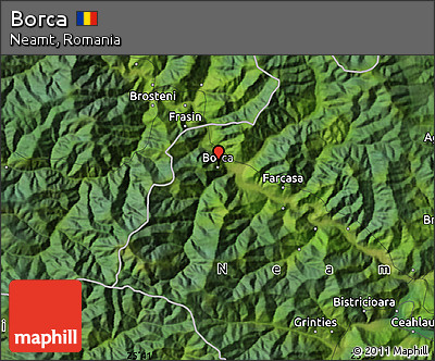Satellite Map of Borca