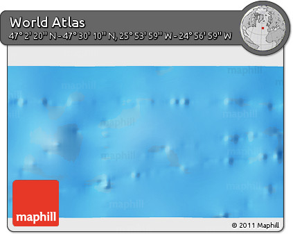 Physical 3D Map of the Area around 47° 16' 15" N, 25° 25' 29" W