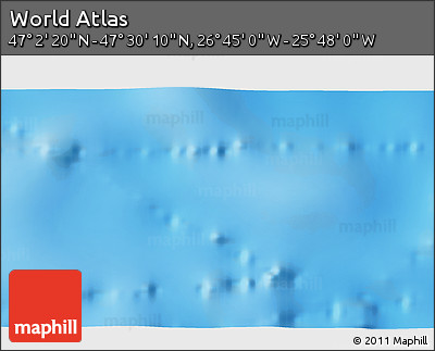 Physical 3D Map of the Area around 47° 16' 15" N, 26° 16' 29" W