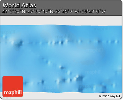 Physical 3D Map of the Area around 47° 16' 15" N, 26° 16' 29" W