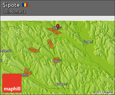 Physical 3D Map of Şipote