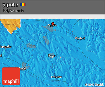 Political 3D Map of Şipote