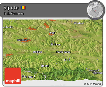Satellite Panoramic Map of Şipote