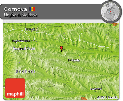 Physical 3D Map of Cornova