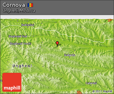 Physical 3D Map of Cornova