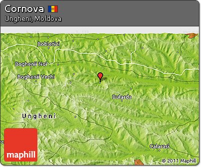 Physical 3D Map of Cornova