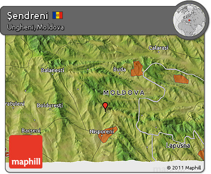 Satellite 3D Map of Şendreni