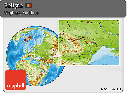 Physical Location Map of Selişte