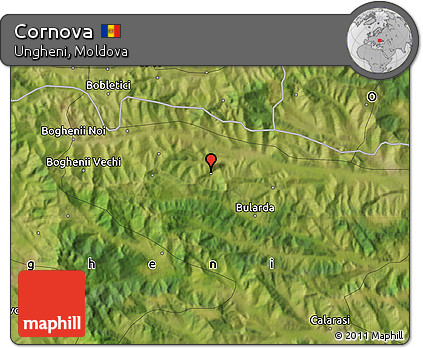 Satellite Map of Cornova