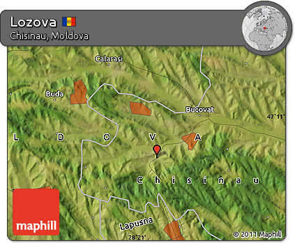 Satellite Map of Lozova