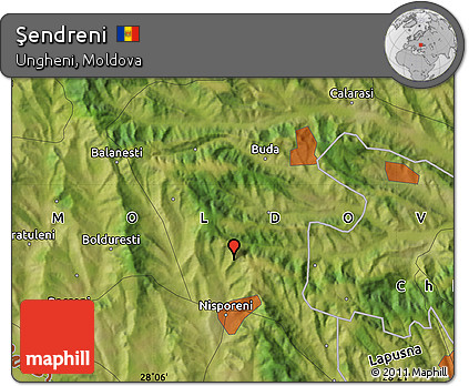 Satellite Map of Şendreni