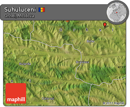 Satellite Map of Suhuluceni