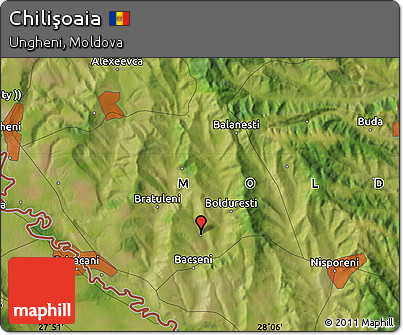 Satellite Map of Chilişoaia