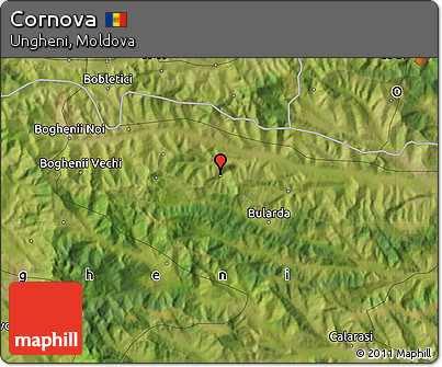 Satellite Map of Cornova