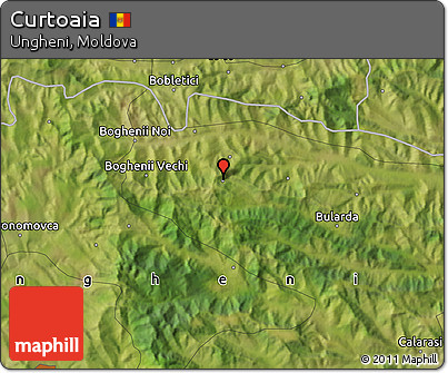 Satellite Map of Curtoaia