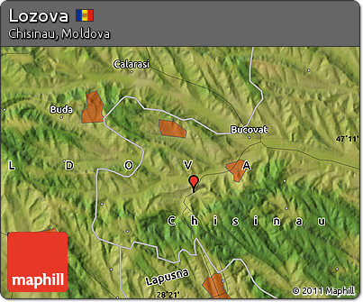 Satellite Map of Lozova