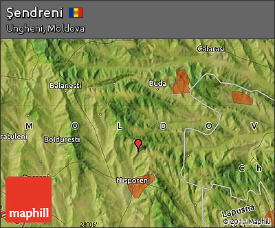 Satellite Map of Şendreni