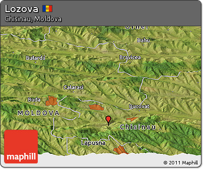 Satellite Panoramic Map of Lozova
