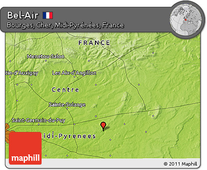 Physical 3D Map of Bel-Air
