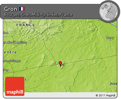 Physical 3D Map of Gron