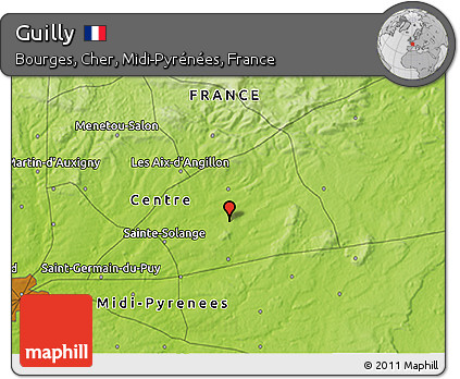 Physical 3D Map of Guilly