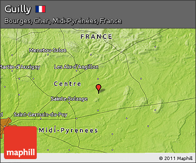 Physical 3D Map of Guilly