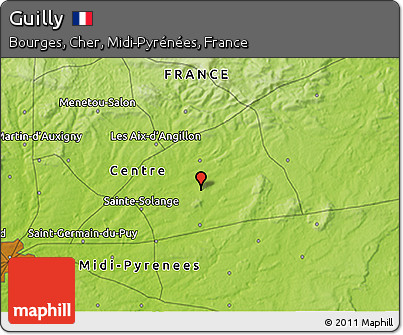 Physical 3D Map of Guilly
