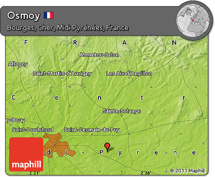 Physical Map of Osmoy