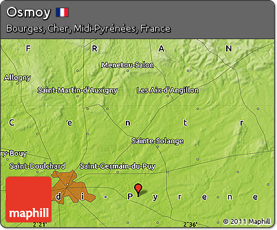 Physical Map of Osmoy