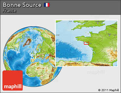 Physical Location Map of Bonne Source
