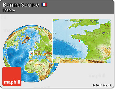 Physical Location Map of Bonne Source