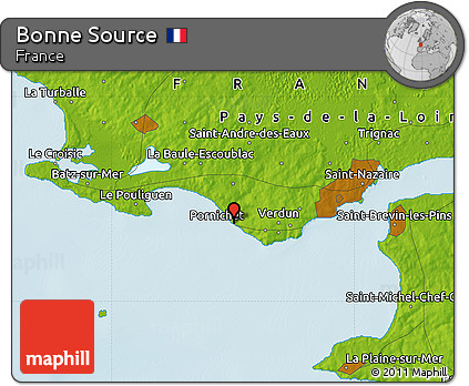 Physical Map of Bonne Source